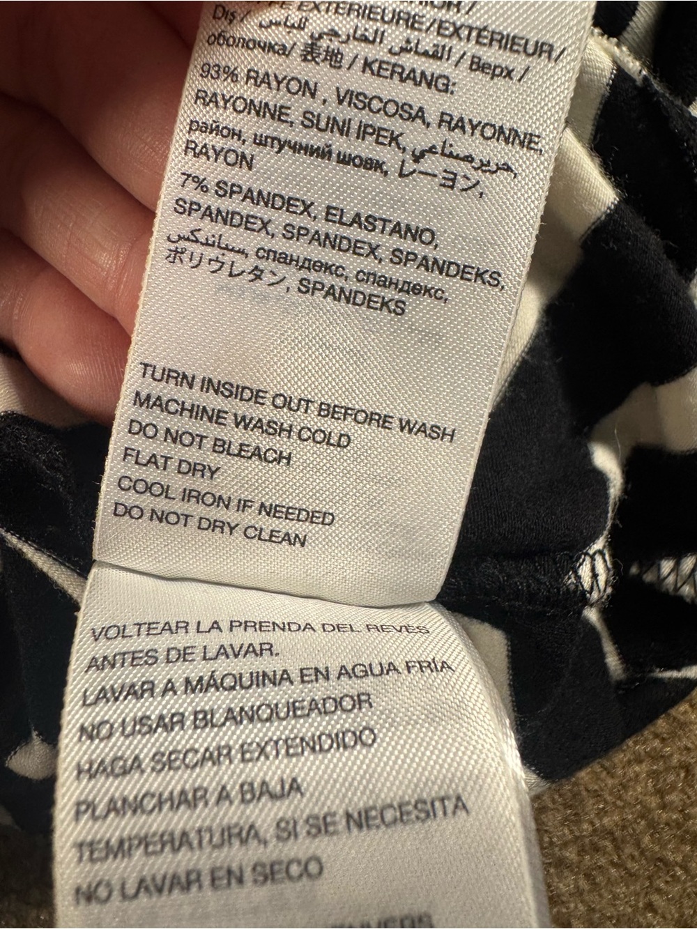 Y2K Sheath Maxi Tank Dress Women Size XS Black Bebe Logo Black & White Chevron - Picture 9 of 10